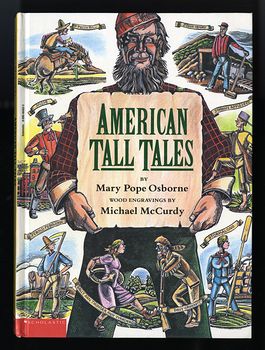 American Tall Tales Book by Mary Pope Osborne with Wood Engravings by Michael Mccurdy Schoolastic C1991 #deK04wgSfco