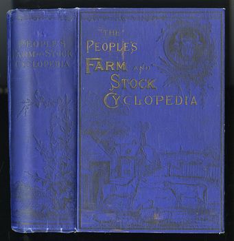 Antique Illustrated Book the Peoples Farm and Stock Cyclopedia by Waldo F Brown C1884 #L9M9jRKklME