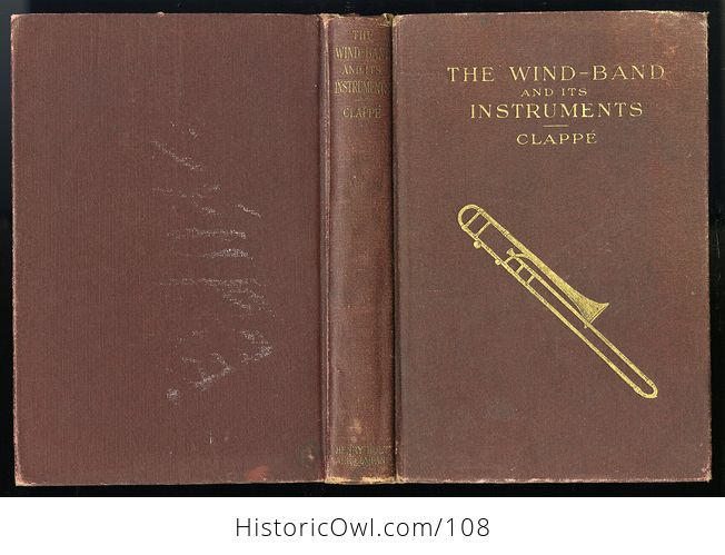 Antique Illustrated Book the Wind Band and Its Instruments by Arthur a Clappe C1911 - #YaTd75wxeX4-2