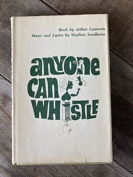 Anyone Can Whistle Book by Arthur Laurents with Music and Lyrics by Stephen Sondheim C1976 #foLRtcYpwPY