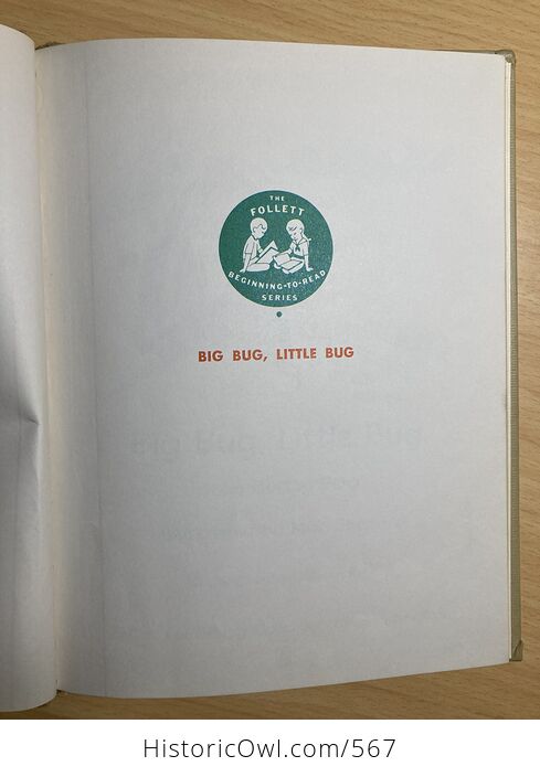 Big Bug Little Bug Vintage Childrens Book by Jean Horton Berg C1964 - #HHK3hpG77uc-2