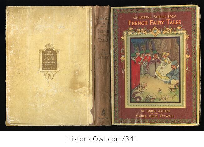 Childrens Stories from French Fairy Tales Antique Book by Doris Ashley - #ShaiVuMw1rg-2