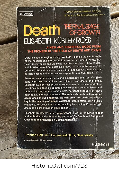 Death the Final Stage of Growth Book by Elisabeth Kubler Ross C1975 - #Hbe427ooIPc-3