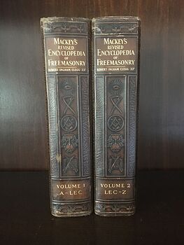 Encyclopedia of Freemasonry and Kindred Sciences by Albert G Mackey C1929 #u4ClG1117L4