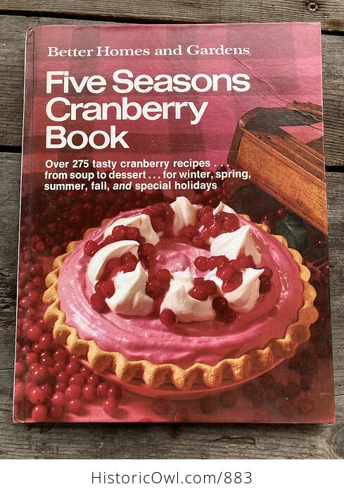 Five Seasons Cranberry Book with Recipes C1971 - #nsHkObpt1cc-1