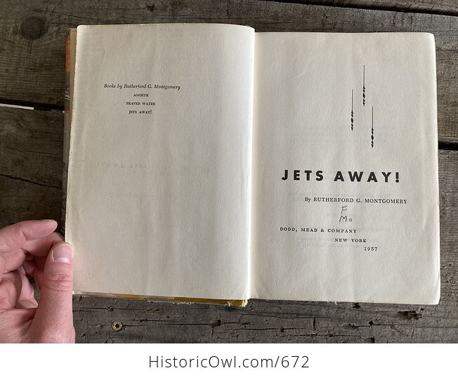 Jets Away Vintage Book by Rutherford Montgomery C1957 - #I6jsa4KDM2A-5