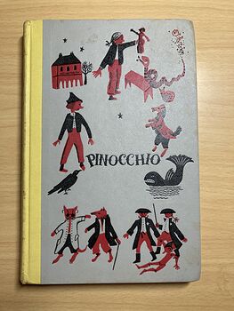Junior Deluxe Editions Vintage Book Pinocchio by Carlo Collodi Illustrated by Roberta Macdonald Cmcmlv 1955 #pWLcZ7hoXys