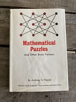 Mathematical Puzzles and Other Brain Twisters by Anthony Filipiak C1952 #tSmUerYNzXo
