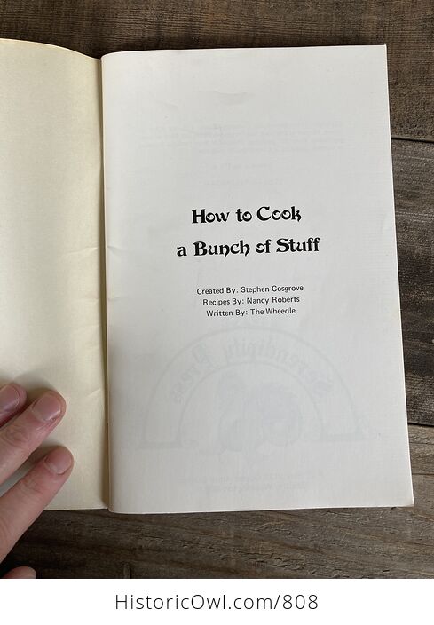 Rare How to Cook a Bunch of Stuff Book with the Wheedle by Stephen Cosgrove Nancy Roberts C1976 - #KHZMAPKF5qQ-3