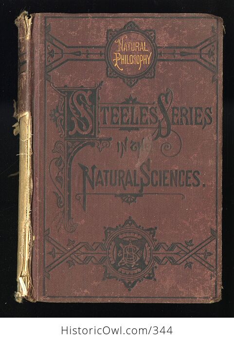 Steeles New Physics Fourteen Weeks in Physics Antique Illustrated Book by J Dorman Steele C1878 - #3QTqFNeTLiM-1