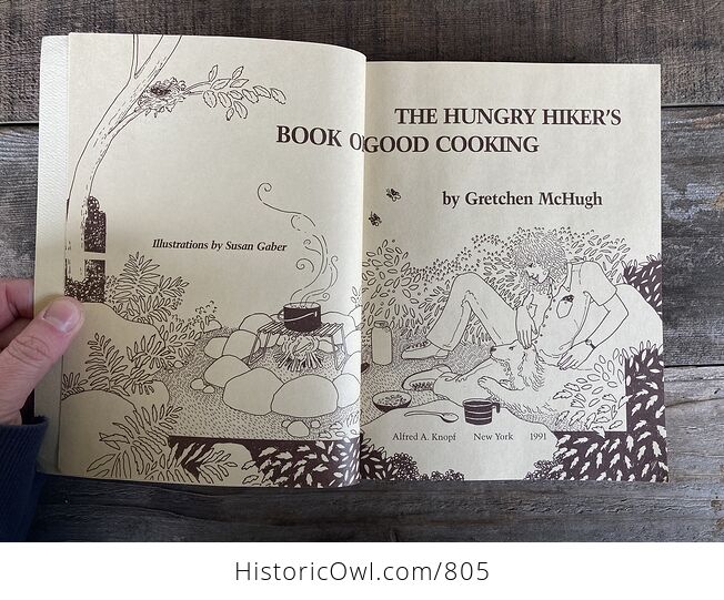 The Hungry Hikers Book of Good Cooking by Gretchen Mchugh C1982 - #IOPXiauGQe4-4