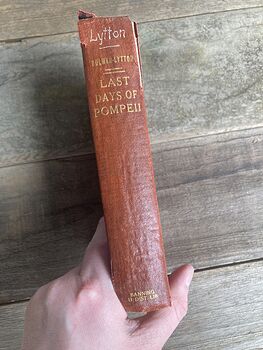 The Last Days of Pompeii Vintage Book by Sir Edwin Bulwer Lytton #1aURsDbZJuE