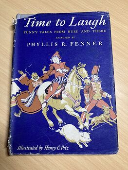 Time to Laugh Funny Tales from Here and There Vintage Book by Phyllis Fenner C1944 #lfH3jWV79jk