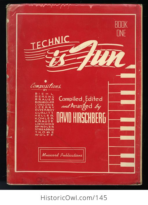 Vintage Book Technic Is Fun Book One by David Hirschberg C1941 - #c3FGYslDuTA-1