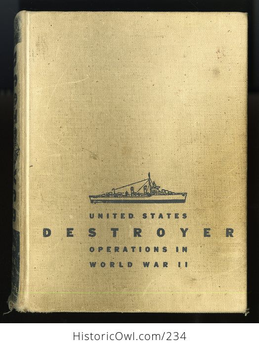 Vintage Book United States Destroyer Operations in World War Ii by Theodore Roscoe C1953 - #0r76vexMAfs-1