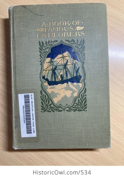 A Book of Famous Explorers by Edwin Erle Sparks Volume Ix C1902 - #yn21J2yxDjk-1