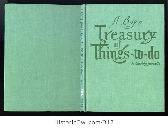 A Boys Treasury of Things to Do Book by Caroline Horowitz C1946 - #ZLQB3FKzka8-2