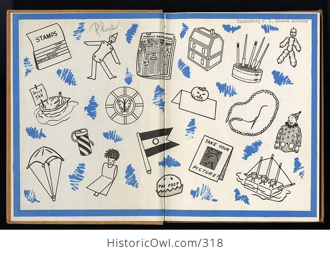 A Girls Treasury of Things to Do Book by Caroline Horowitz C1946 - #q1xSuLqrNmk-3