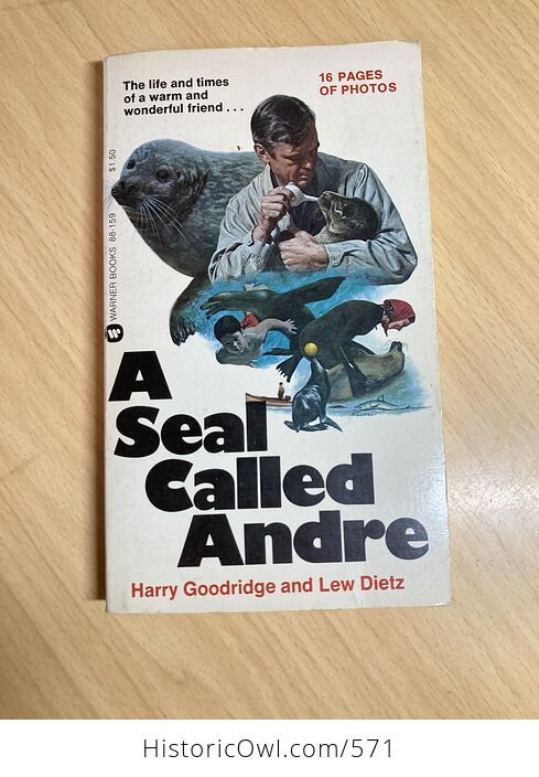 A Seal Called Andre Book by Harry Goodridge and Lew Dietz C1975 - #XbwKuzJ65tk-1