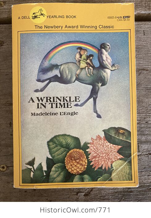 A Wrinkle in Time Paperback Book by Madeleine Lengle Ariel 1973 - #W7FJ553G2kw-1