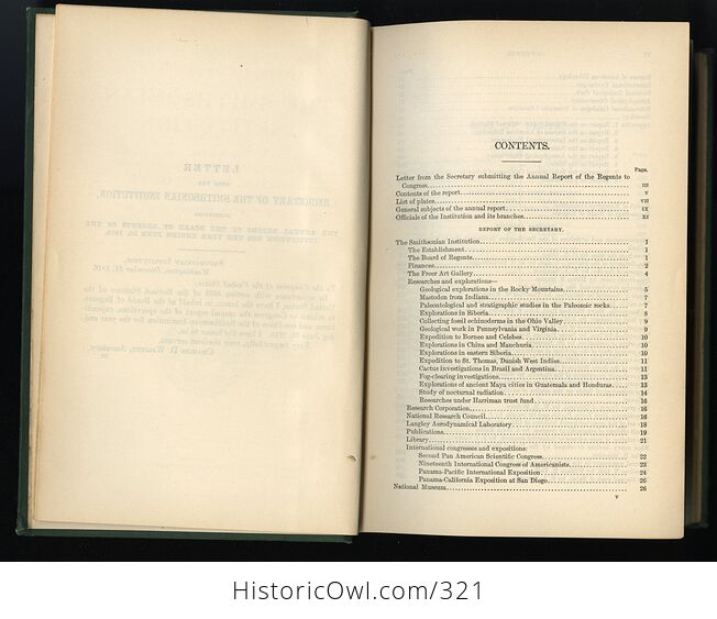 Annual Report of the Smithsonian Institution 1916 Antique Illustrated Book - #EF41EBvBQvQ-4