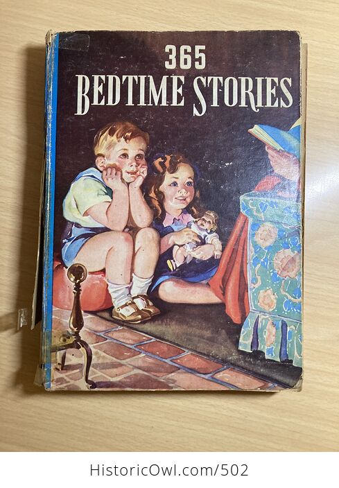 Antique Book 365 Bedtime Stories by Viola Ruth Lowe C1937 - #JBnWwIHJOMM-1