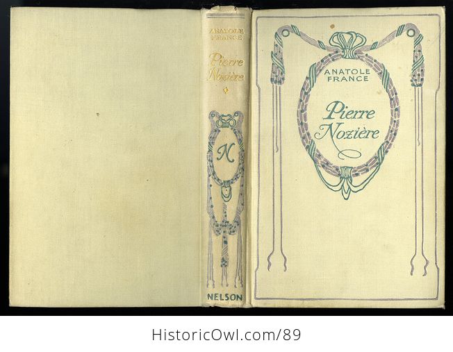 Antique Book Pierre Noziere Par Anatole France C1899 - #kKc9G1mxHJI-2