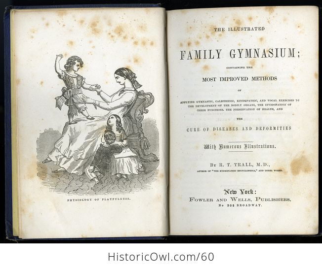 Antique Book the Illustrated Family Gymnasium by R T Trail C1857 - #Fd7kAARAehI-10