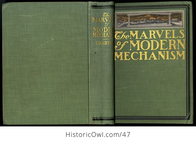 Antique Book the Marvels of Modern Mechanism and Their Relation to Social Betterment by Jerome Bruce Crabtree C1901 - #L6pWxjRsDAo-2