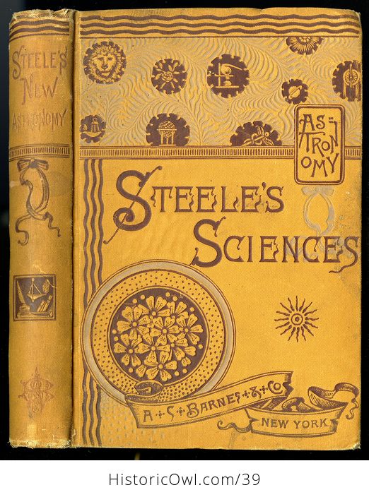 Antique Book the Story of the Stars New Descriptive Astronomy or Steeles New Astronomy C 1884 - #qYtfxGOSzoo-1
