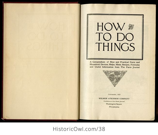 Antique Farming Book How to Do Things by the Farm Journal C1919 - #Km1sup9dfNE-5