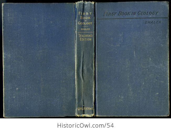 Antique Illustrated a First Book in Geology Designed for the Use of Beginners by N S Shaler C 1885 - #IYd6OPrv23A-10