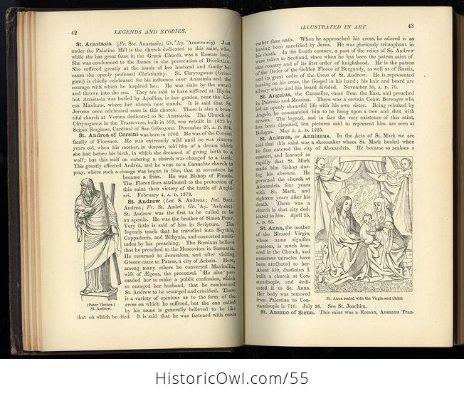 Antique Illustrated a Handbook of Legendary and Mythological Art by Clara Erskine Clement C1874 - #i2HmbYZyBkw-4