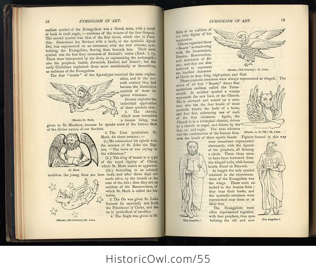 Antique Illustrated a Handbook of Legendary and Mythological Art by Clara Erskine Clement C1874 - #i2HmbYZyBkw-5