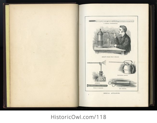Antique Illustrated Book 3 Volumes the Family Physician a Manual of Domestic Medicine New and Enlarged Edition - #lbVYTa8vTds-8