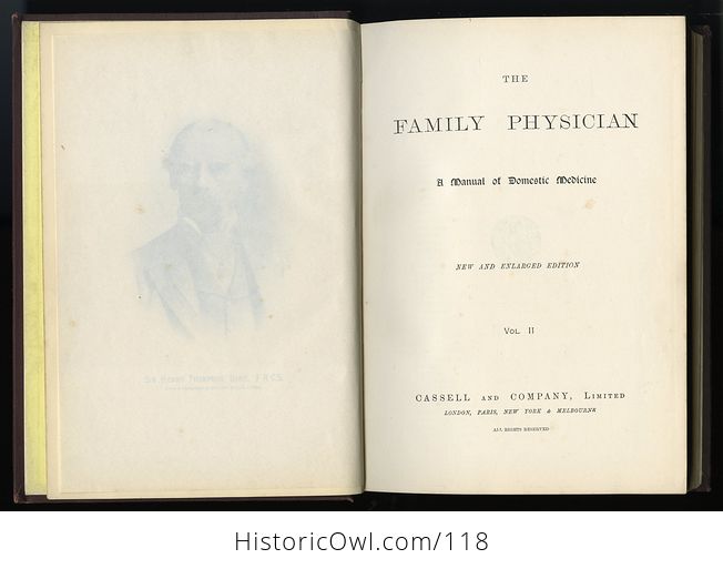 Antique Illustrated Book 3 Volumes the Family Physician a Manual of Domestic Medicine New and Enlarged Edition - #lbVYTa8vTds-10