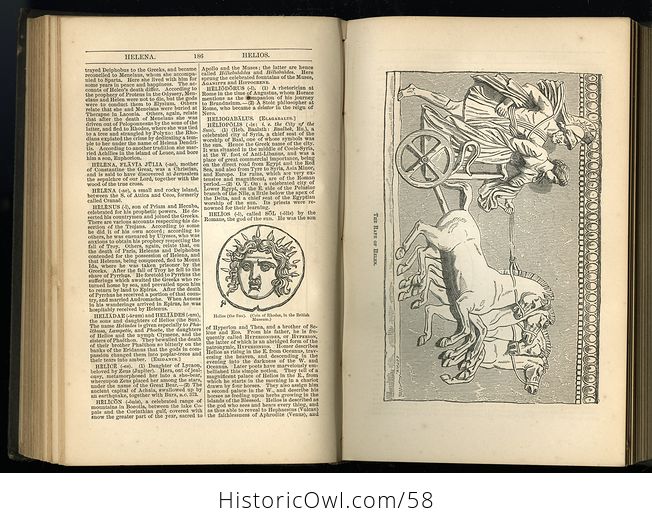 Antique Illustrated Book a Smaller Classical Dictionary of Biography Mythology and Geography by William Smith C1877 - #GAk0ZVEv78w-5