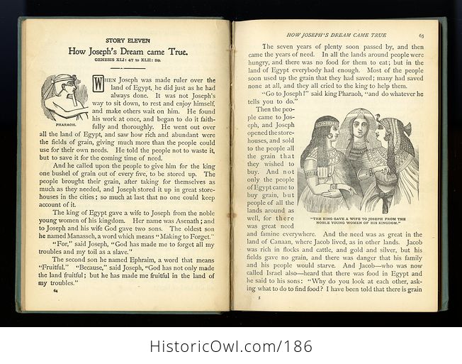 Antique Illustrated Book Beautiful Bible Stories for Children by Rev Jesse Lymann Hurlbut C1903 - #2qlF55KkAZE-10