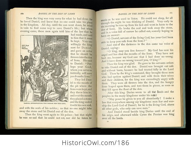 Antique Illustrated Book Beautiful Bible Stories for Children by Rev Jesse Lymann Hurlbut C1903 - #2qlF55KkAZE-2