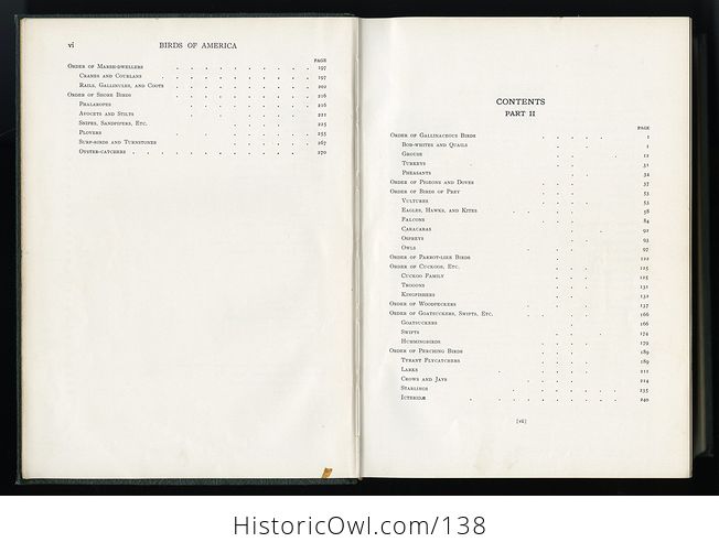 Antique Illustrated Book Birds of America Doubleday Doran and Company C1939 - #Ff8IxgAZDGg-6