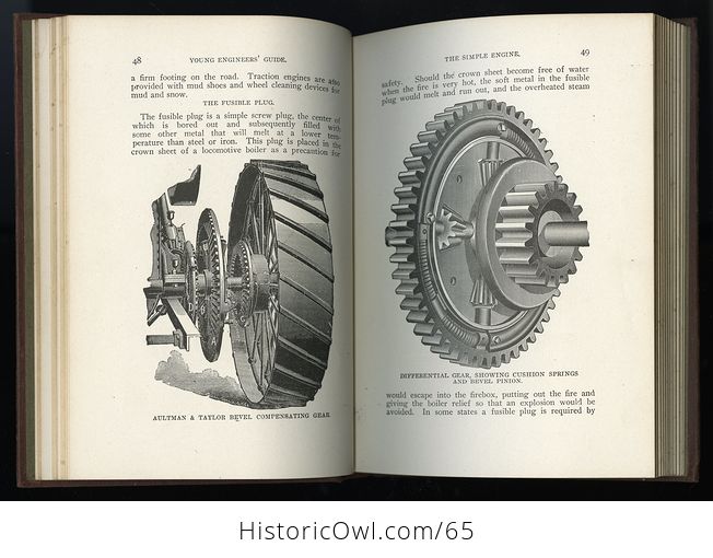 Antique Illustrated Book Farm Engines and How to Run Them the Traction Engine Young Engineers Guide by James H Stephenson C 1903 - #4XNcYpRYeAc-7
