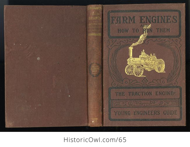 Antique Illustrated Book Farm Engines and How to Run Them the Traction Engine Young Engineers Guide by James H Stephenson C 1903 - #4XNcYpRYeAc-10