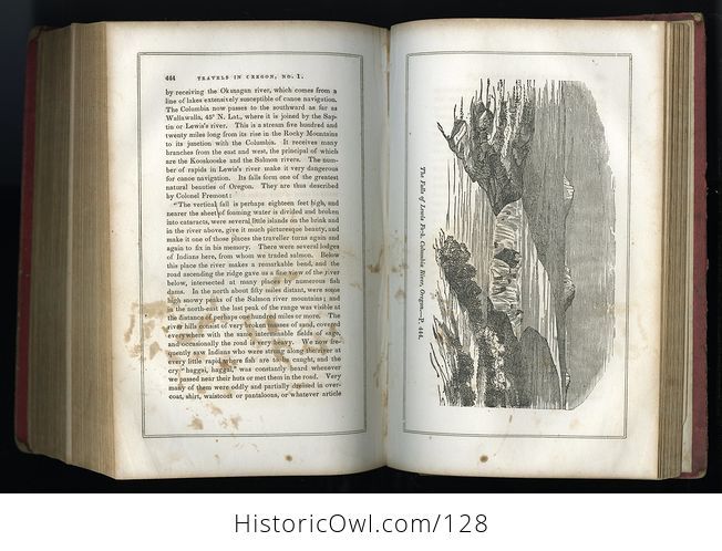 Antique Illustrated Book Life Adventures and Travels in California by T J Farnham C 1851 - #ISEo05mWIzM-7