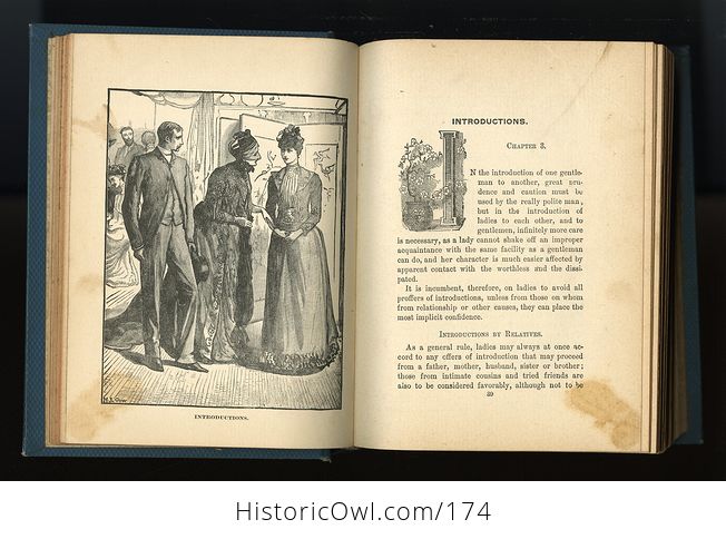 Antique Illustrated Book Manners Culture and Dress of the Best American Society by Richard a Wells C1893 - #aoCzu7YF6c4-7