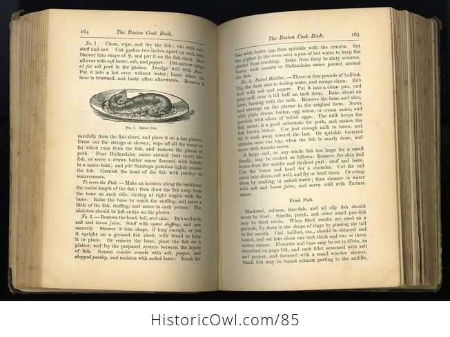 Antique Illustrated Book Mrs Lincolns Boston Cook Book C1896 - #2ES1gshZBh8-4