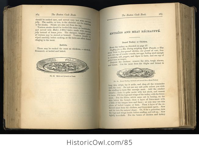 Antique Illustrated Book Mrs Lincolns Boston Cook Book C1896 - #2ES1gshZBh8-2