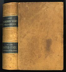 Antique Illustrated Book One Hundred Years Progress of the United States Published by L Stebbins C1871 #UEkR6W3DXtM