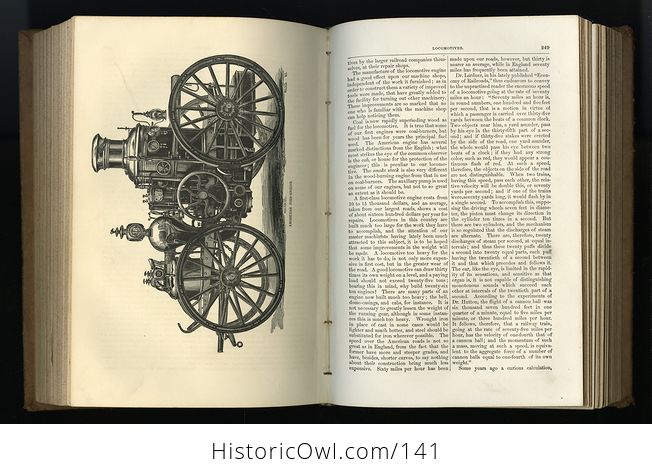 Antique Illustrated Book One Hundred Years Progress of the United States Published by L Stebbins C1871 - #UEkR6W3DXtM-2