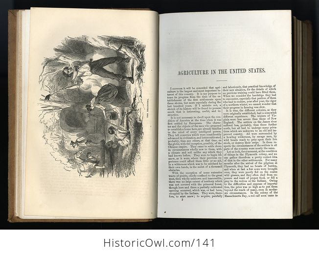 Antique Illustrated Book One Hundred Years Progress of the United States Published by L Stebbins C1871 - #UEkR6W3DXtM-10