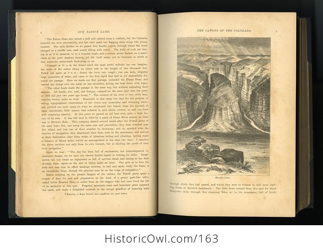 Antique Illustrated Book Our Native Land or Glances at American Scenery and Places with Sketches of Life and Adventure 1882 - #ccxJT3sWTNs-8